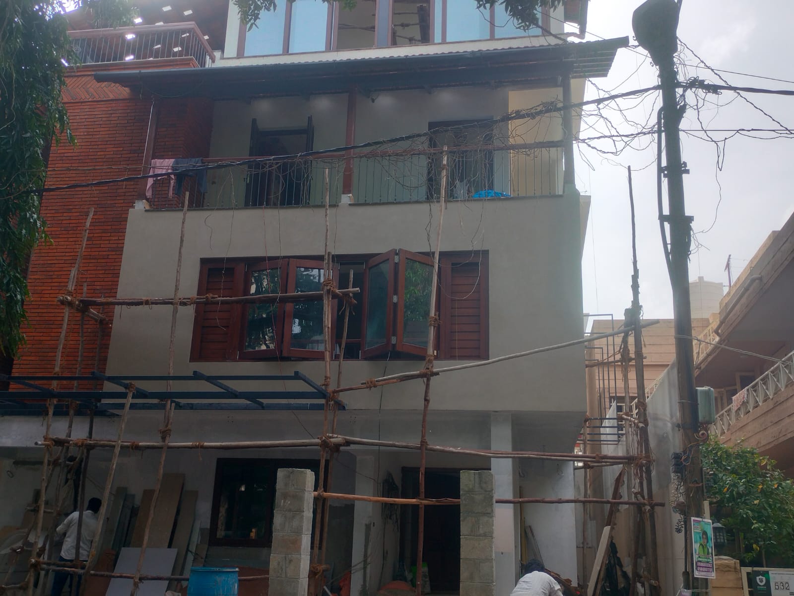 Exterior Microcement Features